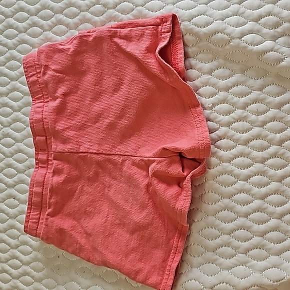 Carter's Kid Pull-On French Terry Shorts, girls 5, pink - Picture 2 of 3